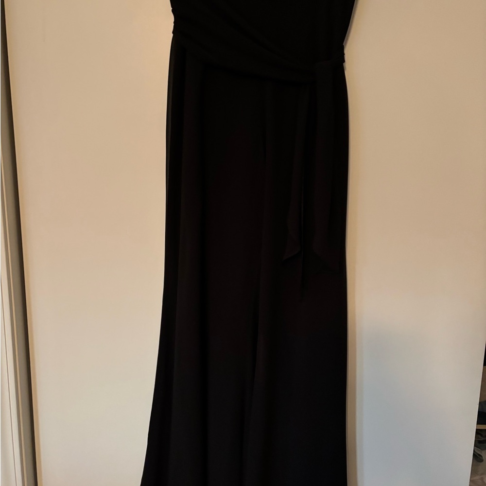 Black wide leg pant